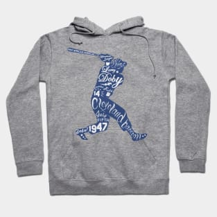 Larry Doby Cleveland Letters Hoodie